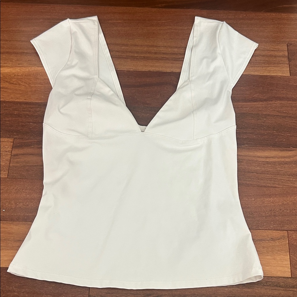 Elegant White Women's Top